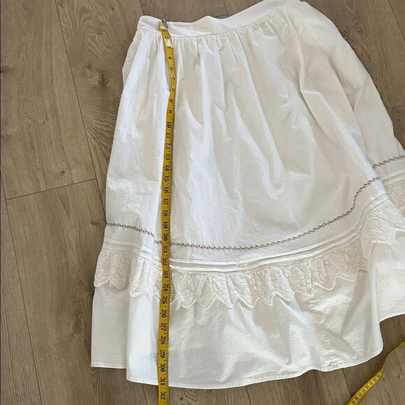 Free People Maeberrie Skirt, Ivory, Size Large, NWT, DISPLAY SKIRT - Picture 13 of 13